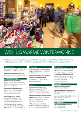 Wohlig Warme Winterwonne