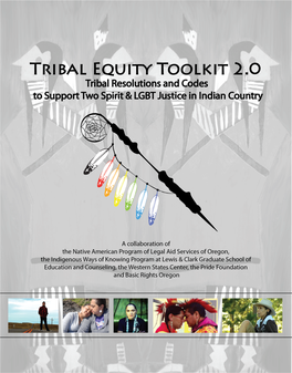 Tribal Equity Toolkit 2.0 : Tribal Resolutions and Codes to Support