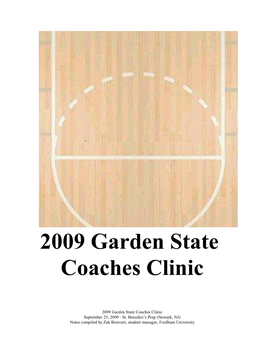 2009 Garden State Coaches Clinic