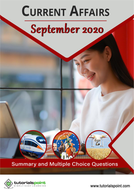 Current Affairs September 2020 (PDF Version)