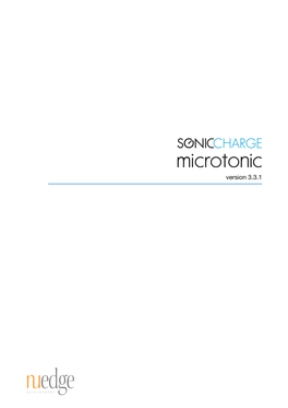 Microtonic User Guide in Your PDF Reader