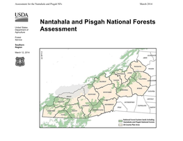 Nantahala and Pisgah National Forests Assessment