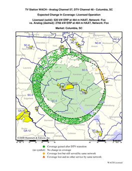 TV Station WACH • Analog Channel 57, DTV Channel 48 • Columbia, SC