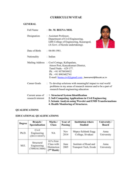 Curriculum Vitae