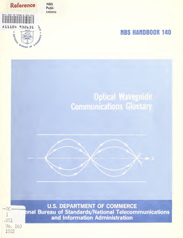 Optical Waveguide Communications Glossary (Fa-Cs( ■ a Cl /\L T> S Fa Art C&O £> O K~~ No, /4O