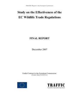 Study on the Effectiveness of the EC Wildlife Trade Regulations