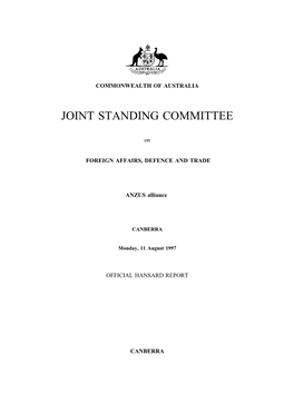 Joint Standing Committee