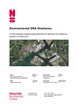 Environmental DNA Sloehaven