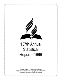Annual Statistical Report for 1999