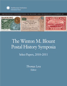 The Winton M. Blount Postal History Symposia