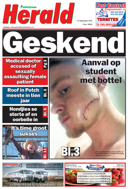 Aanval Op Student Met Bottel