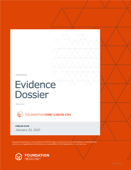 Evidence Dossier