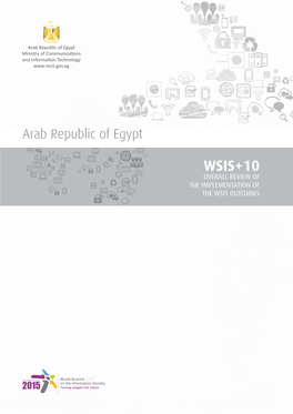 WSIS+10 OVERALL REVIEW of the IMPLEMENTATION of the WSIS OUTCOMES WSIS+10 Overall Review of the Implementation of the WSIS Outcomes