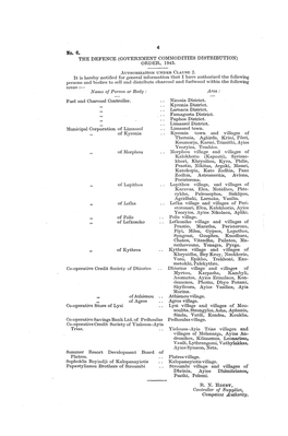 Government Commodities Distribution) Order, 1943