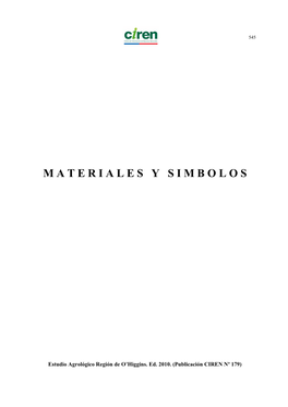 Descripciones De Suelos Materiales Y Simbolos