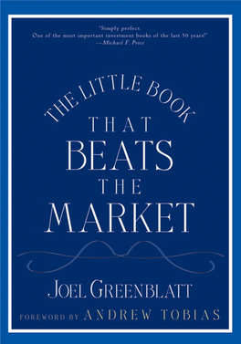 The Little Book That Still Beats the Market