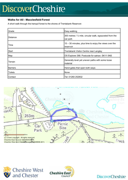 Macclesfield Forest a Short Walk Through the Tranquil Forest to the Shores of Trentabank Reservoir