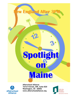 New England After 3 PM: Spotlight on Maine