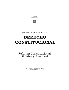 Derecho Constitucional