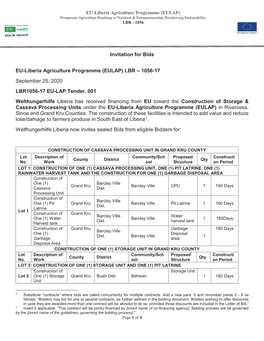 LBR 1056-17 EULAP Tenders.001-Returnable Bid