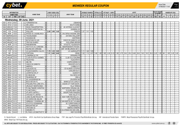 Midweek Regular Coupon 07/06/2021 11:43 1 / 2