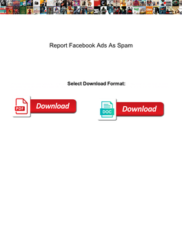 Report Facebook Ads As Spam