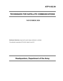 Satellite Communications Overview