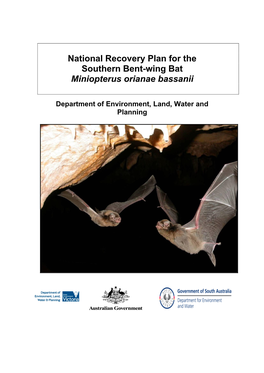 National Recovery Plan for the Southern Bent-Wing Bat Miniopterus Orianae Bassanii