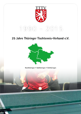 25 Jahre Thüringer Tischtennis-Verband E.V