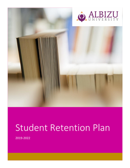 Student Retention Plan 2019-2022