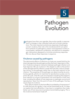 Pathogen Evolution