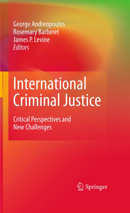 International Criminal Justice: Critical Perspectives and New