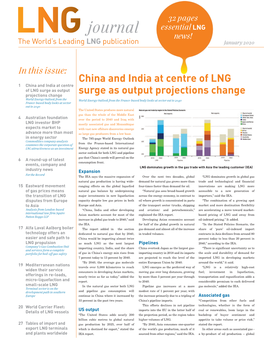 China and India at Centre of LNG Surge As Output Projections Change