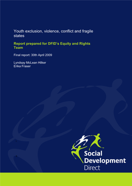 Youth Exclusion, Violence, Conflict and Fragile States