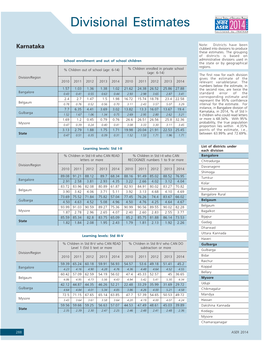 Divisional Estimates.Pmd