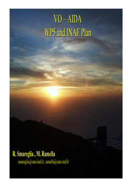 VO – AIDA WP5 and INAF Plan