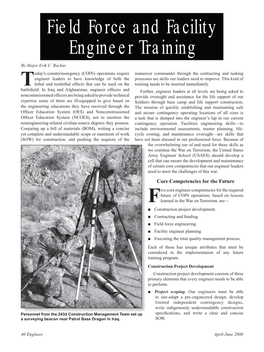 Field Force and Facility Engineer Training