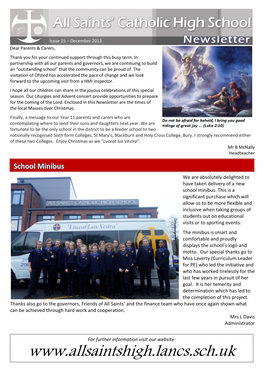 All Saints' Newsletter