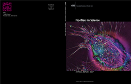 Frontiers in Science