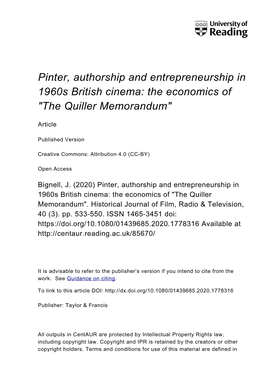 The Quiller Memorandum