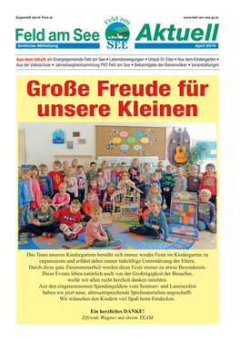 Gemeindezeitung April 2019