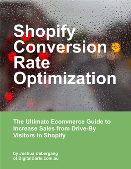 Shopify Conversion Rate Optimization