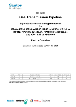 GLNG Gas Transmission Pipeline