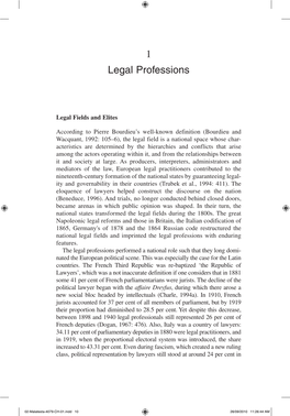 1 Legal Professions