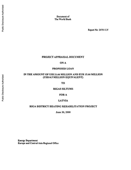 World Bank Document