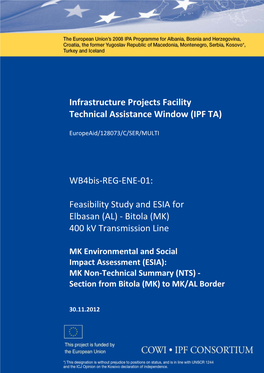Infrastructure Projects Facility Technical Assistance Window (IPF TA)