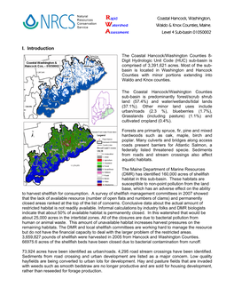 Coastal Hancock, Washington, Waldo and Knox Counties 01050002