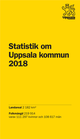 Befolkningsstatistik: Statistisk Folder 2018