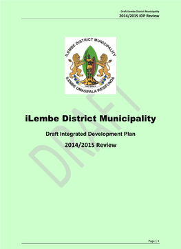 DC29 Ilembe Draft IDP Review 2014-15