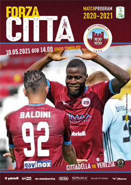 10.05.2021 Ore 14.00 CITTADELLA VS VENEZIA